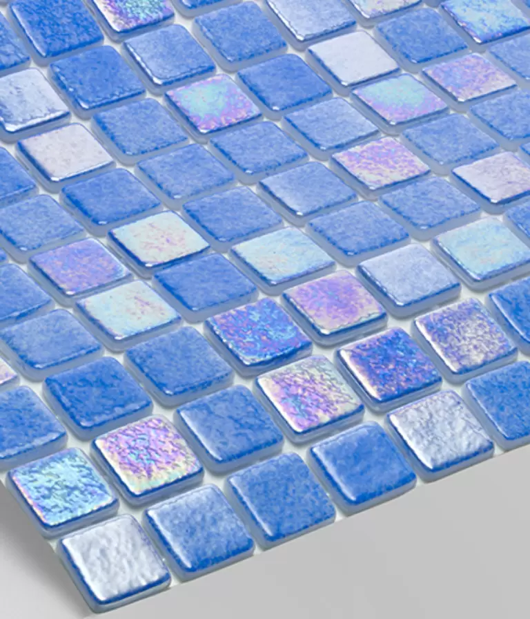 Mosaico Piscina Azul  Brillante URUMEA