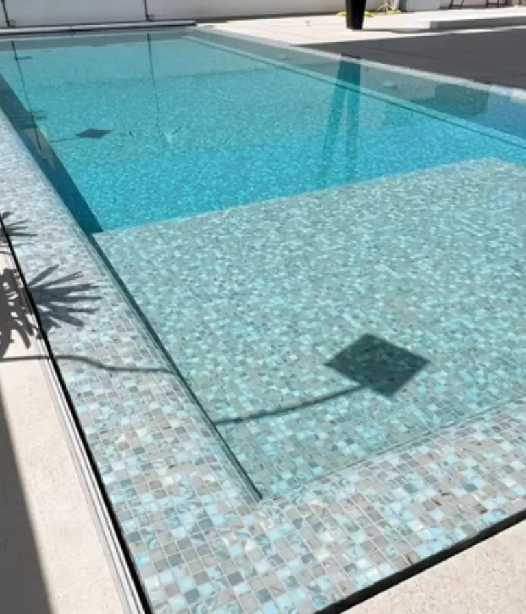 Mosaico Gris y Azul OK STONE