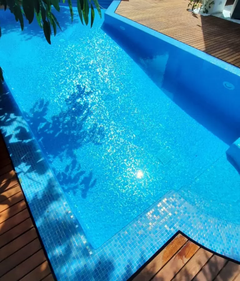 Mosaico Azul Celeste Brillante ORIA
